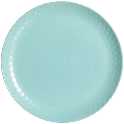 Тарелка обеденная Luminarc Pampille Turquoise 25 см Q4649 Тарелка обеденная Luminarc Pampille Turquoise 25 см Q4649
