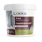 Лак в/д тонированный Лакра Орех 0,9кг Лак в/д тонированный Лакра Орех 0,9кг