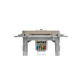 Розетка компьютерная встраиваемая RJ45 UTP cat 5e, цвет льняной, IEK FLITE