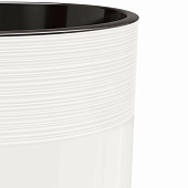 Кашпо "Линель" 4,5л двойной белый М8701 Кашпо "Линель" 4,5л двойной белый М8701