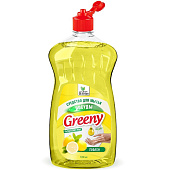  Средство для мытья посуды Greeny Light Лимон 1000 мл. Clean&Green CG8133 