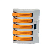  Клемма с рычажком  222-415 5-ти проводная без пасты  (5 шт)WAGO 