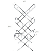  Сушилка для белья Оптима 15м белая трехуровневая V301506 