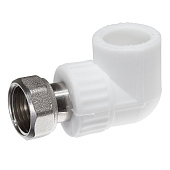 Угольник с накидной гайкой 20х1/2" PPR Угольник с накидной гайкой 20х1/2" PPR