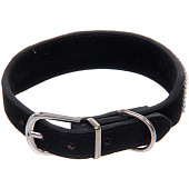 Ошейник для собак и кошек со стразами На стиле, цвет черный, 2 см, размер M, 684-0688 Ошейник для собак и кошек со стразами На стиле, цвет черный, 2 см, размер M, 684-0688