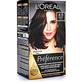 Краска для волос L'O Preference 4.15 Каракас, темный каштан Краска для волос L'O Preference 4.15 Каракас, темный каштан