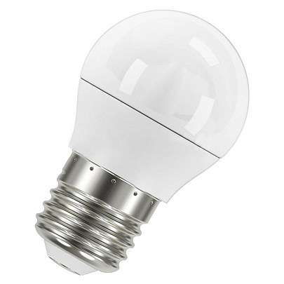 Лампа LED 10Вт Е27, шар, 3000К теплый OSRAM Лампа LED 10Вт Е27, шар, 3000К теплый OSRAM