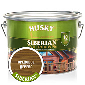 HUSKY SIBERIAN «Суперлазурь» ореховое дерево 9л HUSKY SIBERIAN «Суперлазурь» ореховое дерево 9л