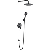 Душевая система Vessel скрытого монтажа черный Set_3in1 Voda Душевая система Vessel скрытого монтажа черный Set_3in1 Voda