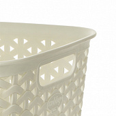 Корзина RATTAN слоновая кость 21х29х11 HL041252IV