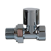 Кран для радиатора прямой 1/2" с ручной регулировкой Terma 33666