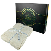 Покрывало 200х220 вафельное жаккард бежевый Покрывало 200х220 вафельное жаккард бежевый