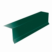Планка торцевая обычная 0,4х95х120 L=2м RAL 6005 Зеленый мох