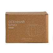 Кружка SL Home «Осенний бриз», 420 мл, доломит, белая  10473073