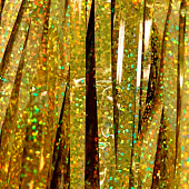 Праздничный занавес, дождик для фотозоны "Gleaming rain", yellow (100х200 см)