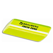  Ластик большой BRAUBERG "Fresh Zone", 60х18х12мм, цвет ассорти, прямоугольный, скошенный, 228717 