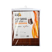 Корзина для белья РЫЖИЙ КОТ бамбук тёмный 312122