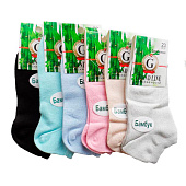  Носки женские GRAND LINE Ж-70, укороченный паголенок, бамбук, р. 23 