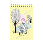  Блокнот А6 40л.BG на гребне клетка Отличный день в ассортименте 