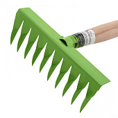  Грабли витые, 10-зубые, 180 мм, с рукояткой 300 мм СИБРТЕХ, 61762 