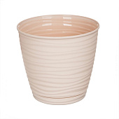 Кашпо "Saffron" D176мм 2,6л с/п Бежевый 221610227/01 Кашпо "Saffron" D176мм 2,6л с/п Бежевый 221610227/01