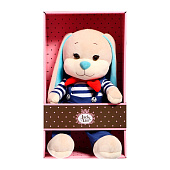 Мягкая игрушка Jack&Lin, Зайчик Жак матрос в комбезе, 25 см, в коробке