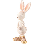 Фигурка полистоун «Белый зайка в полосатых носках», 5?3.5?11 см 10740316 Фигурка полистоун «Белый зайка в полосатых носках», 5?3.5?11 см 10740316