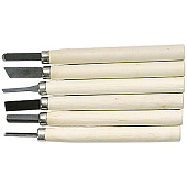 Набор резцов по дереву, 6 шт.// Sparta Набор резцов по дереву, 6 шт.// Sparta