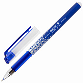  Ручка стираемая гелевая  BRAUBERG, + 9 стержней, синяя, линия 0,35мм, 144093 