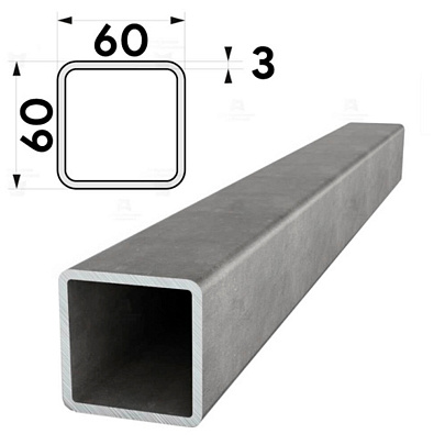  Труба профильная  60х60х3 