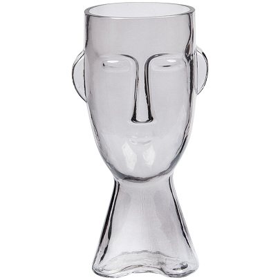  Ваза стеклянная Фейс Fancy35 