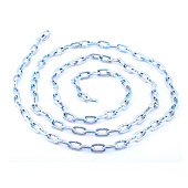 Цепь оцинк. DIN 766 короткое звено 4мм 5м/уп. Цепь оцинк. DIN 766 короткое звено 4мм 5м/уп.