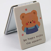 Зеркало "Be happy enjoy the moment", yellow Зеркало "Be happy enjoy the moment", yellow