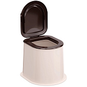 Туалет дачный Бежевый М6373 Туалет дачный Бежевый М6373