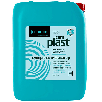 Супер-пластификатор СemPlast 5 л Супер-пластификатор СemPlast 5 л