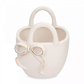  Ваза для цветов Сумка с бантом, 16 см, декоративная, Townlet ANLAF-ZY243563-1 