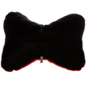  Подушка на подголовник AIRLINE Алькантара Красная 