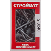 Гвозди толевые евро 2,8x40 бел цинк ( 0,1 кг)