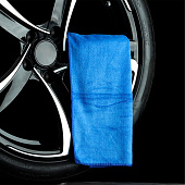  Тряпка для мытья авто, Grand Caratt, микрофибра, 350 г/м?, 30?70 см. синий 5391078 