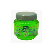 Гель для укладки волос "NICE" 250ml норм. фикс.(зелён.) банка
