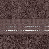  Полотенце махровое 30х60 +/- 2см Лондон (пл.430гр/кв.м) (07-163, серо-коричневый) 