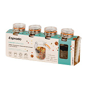 Набор банок для специй, 140 мл, Laurel, Esprado LRL140WES4 