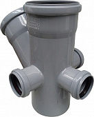 Крестовина 2-х пл. ПП с выходом вперед на 45 110/110/45град 50/50/50 л+п+т Крестовина 2-х пл. ПП с выходом вперед на 45 110/110/45град 50/50/50 л+п+т