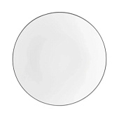 Салатник, 18,5х5 см, фарфор, белый, с кантом, White Platinum MW601-RR0040 Салатник, 18,5х5 см, фарфор, белый, с кантом, White Platinum MW601-RR0040