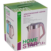 Чайник HOMESTAR HS-1019 стальной розовый Чайник HOMESTAR HS-1019 стальной розовый