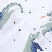 Комплект постельного белья Этель Happy dragon, детский, наволочка 50х70 см, бязь, 9910296 Комплект постельного белья Этель Happy dragon, детский, наволочка 50х70 см, бязь, 9910296