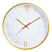 Часы настенные Эдит, 5005007, d 30,5 см, золото Часы настенные Эдит, 5005007, d 30,5 см, золото