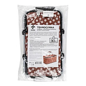  107063 Термосумка складная с алюминиевым каркасом CB-7046-3, с принтом горошек 