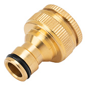 Адаптер латунный, 1/2"-3/4", внутр/ резьба, с переходником/ PALISAD 65820 Адаптер латунный, 1/2"-3/4", внутр/ резьба, с переходником/ PALISAD 65820