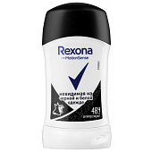Дезодорант стик REXONA 40 Невиди на Чер/Бел Дезодорант стик REXONA 40 Невиди на Чер/Бел
